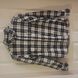 Gap flannel small button down shirt